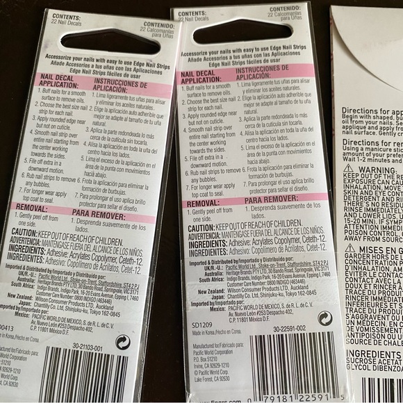 Nail Warps ( 3 packs) - Picture 3 of 4